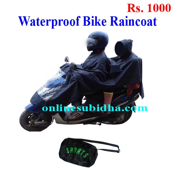 Single Layer Waterproof Bike Raincoat (Unisex)
