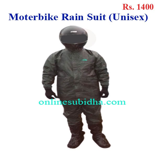 Bike/Scooter Water Proof Rain Suit with Bag (Unisex)